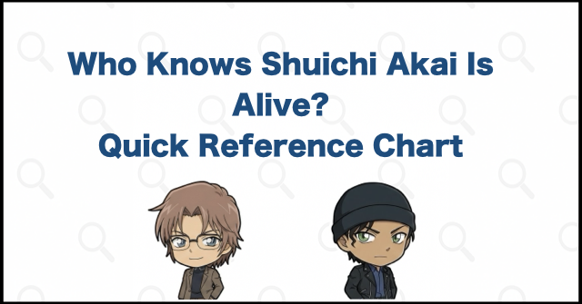 Canon Evidence for Who Knows Shuichi Akai Survived