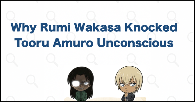 Why Rumi Wakasa Knocked Tooru Amuro Unconscious