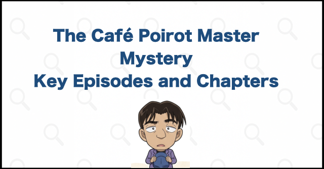 Episodes and Chapters Featuring the Café Poirot Master Mystery