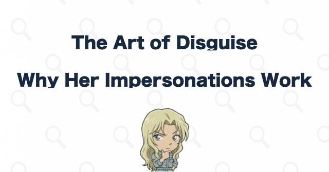 What Makes Vermouth's Disguise Skills So Effective?