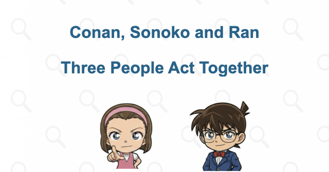 The confrontation ends with three people acting together
