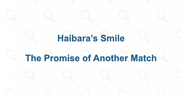 Haibara’s smile brings the story back to ordinary life