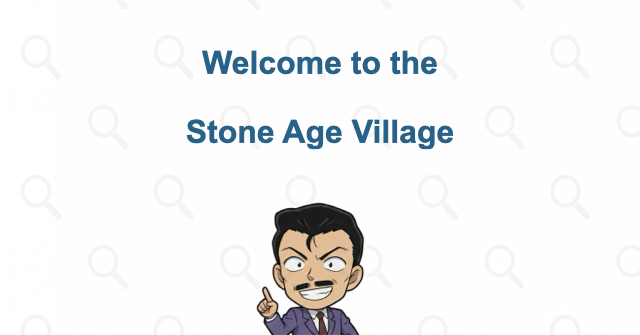Welcome to the Stone Age Village Explained: The Costume, Seeds and Video Clue | Case Closed
