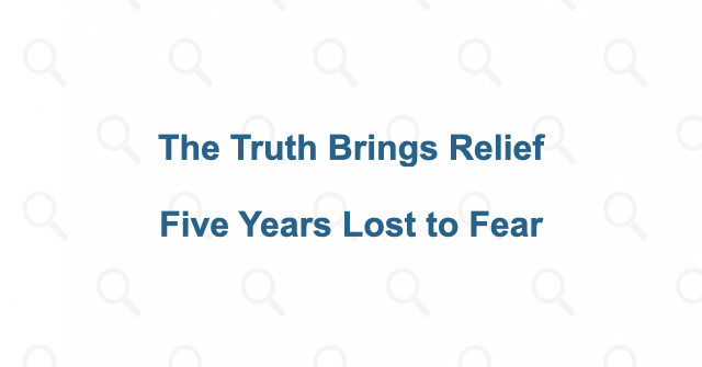 The relief cannot give back five years