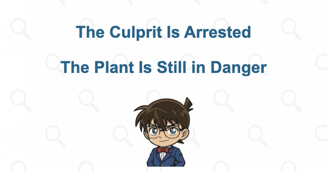 The arrest does not remove the danger at the plant