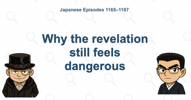 Why the revelation still feels dangerous