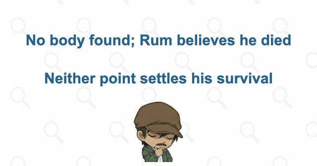 Is Tsutomu alive? Separate the evidence from the beliefs