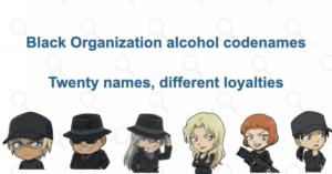 Black Organization Codenames: 20 Alcohol Names, Identities, and Allegiances | Case Closed