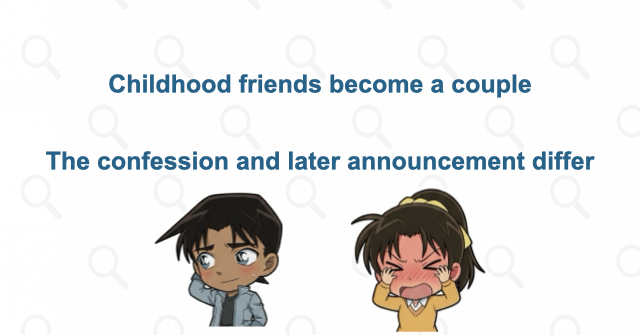 Heiji and Kazuha: from childhood friends to a couple