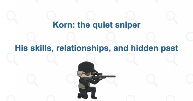 Who Is Korn? The Black Organization Sniper's Identity, Skills, and Key Episodes