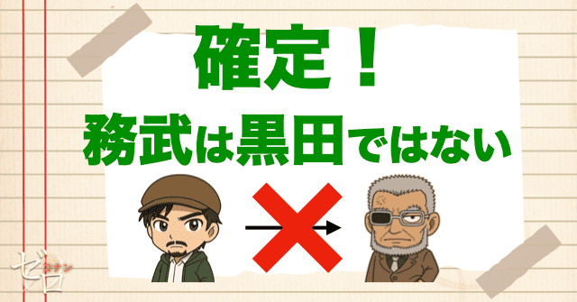 【確定】黒田兵衛は赤井務武ではない