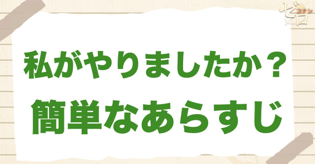 アニメ「私がやりましたか?」の簡単なあらすじ
