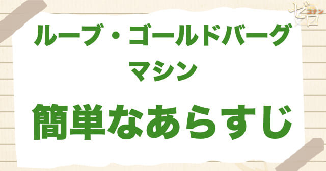 アニメ「ルーブ・ゴールドバーグマシン」の簡単なあらすじ
