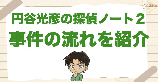 1096話：「円谷光彦の探偵ノート2」のネタバレ＆事件の流れ