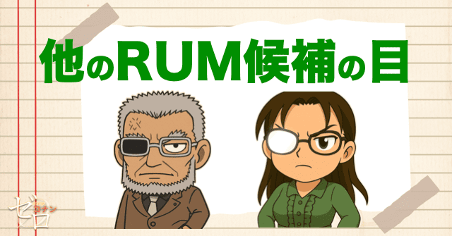 他のRUM候補の眼について
