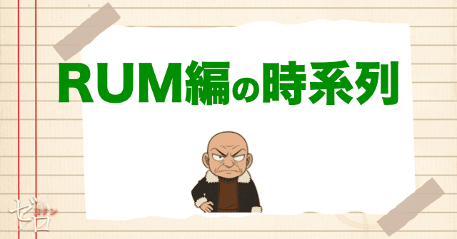 RUM編の時系列