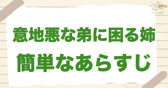 アニメ「意地悪な弟に困る姉」の簡単なあらすじ