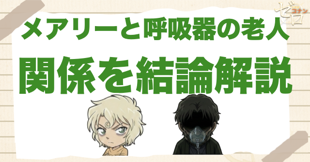 メアリーと呼吸器の老人の関係は？まず結論