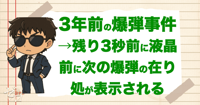 3年前の爆弾事件で起きたこと
