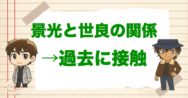 スコッチ/ヒロと世良真純の関係