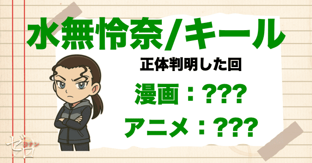 コナンの正体を知っている可能性がある人物に水無怜奈