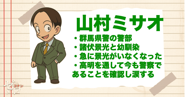 長野県警と関係がある人物で山村ミサオ