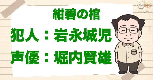 紺碧の棺(ロジャー)の犯人&声優