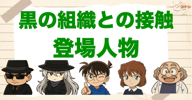 アニメ「黒の組織との接触」の登場人物