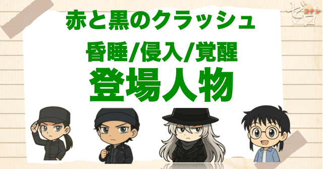 アニメ「赤と黒のクラッシュ 昏睡/侵入/覚醒」の登場人物