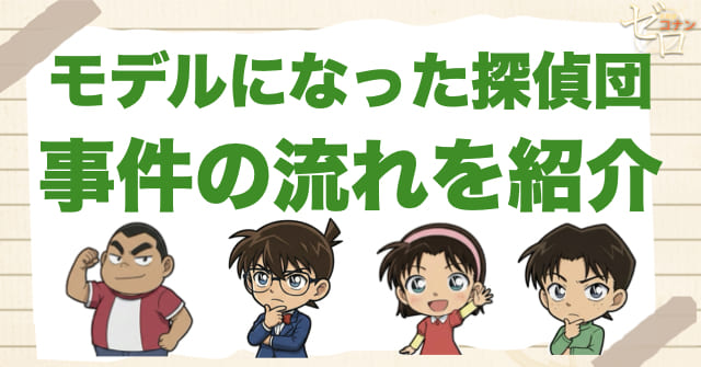 912話「モデルになった探偵団」のネタバレ&事件の流れ