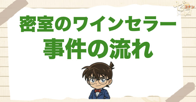 235話「密室のワインセラー」のネタバレ＆事件の流れ