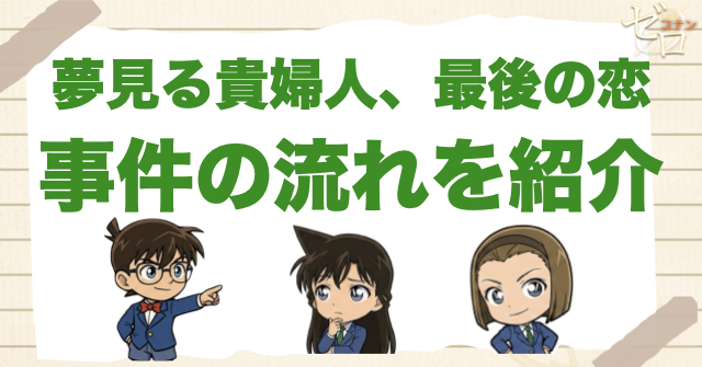アニメ「夢見る貴婦人、最後の恋」のネタバレ＆事件の流れ