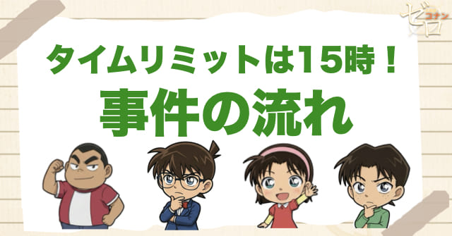 376話「タイムリミットは15時！」のネタバレ＆事件の流れ